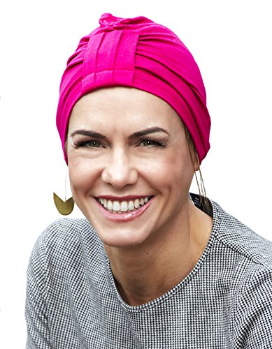 Belle turban B-SAFIR 102 Pañuelo para la cabeza, Rosa, Única para Mujer