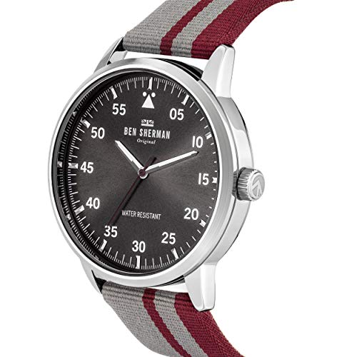 Ben Sherman Reloj Analógico para Hombre de Cuarzo con Correa en Nailon WB042ER