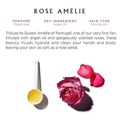 Benamôr - Crema de manos revitalizante Rosa Amélie - 99% ingredientes naturales - Manteca de karité, aceite de argán, aloe vera - Vegano y Libre de Parabeno - Tubo 30ml