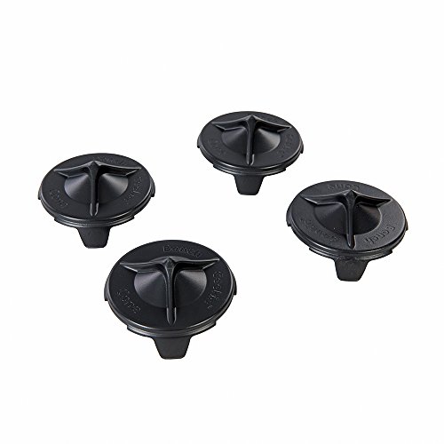 Bench Dog 695451 Conos Adaptables Cookie, negro, Set de 4 Piezas