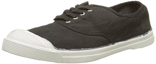 Bensimon Tennis Lacet Femme, Zapatillas Mujer, Negro (Carbone), 40 EU