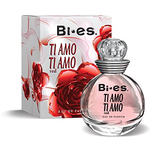 bi-es Tiamo Tiamo rojo Eau De Perfume Para Mujer En Spray, 100 ml