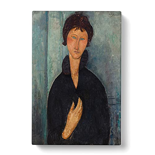 Big Box Art Amedeo Modigliani - Lienzo decorativo (76 x 50 cm), diseño de retrato de una mujer vol.8 por Amedeo Modigliani