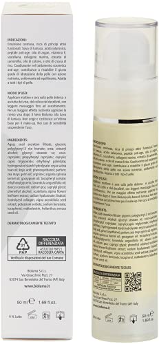 Bioluma Baba de Caracol Crema Facial Hidratante Nutritiva Anti-Envejecimiento con ácido Hialurónico Colágeno Vitaminas Piel Seca Aceitoso Mixto Adyuvante Tratamiento Antiarrugas Hombre Mujer 50ml