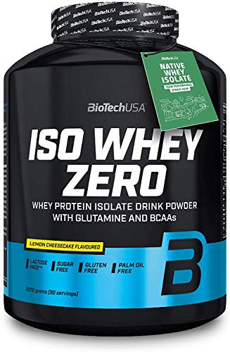 BioTechUSA Whey Zero Lactose Free Proteínas Sabor Cheesecake De Limón, Lemon Cheesecake, Lemon Cheesecake, Vanilla, 2270 Gramo