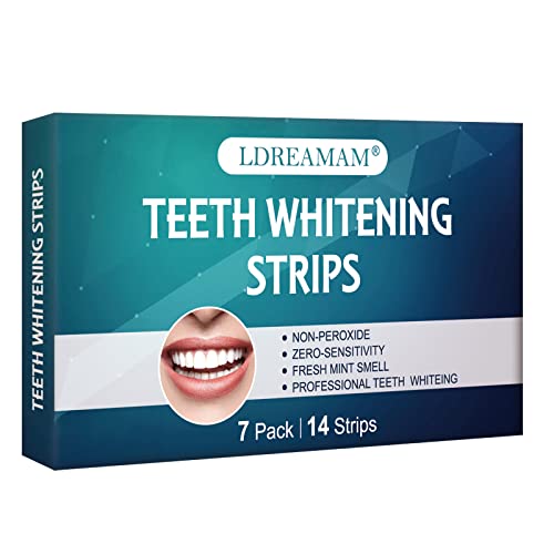 Blanqueador Dental, 14 Tiras Blanqueadoras Dientes,Teeth Whitening Strips,Reduce Sensibilidad Dental,Eliminación Profesional de manchas de dientes