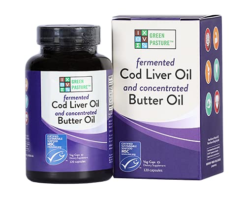 Blue Ice Royal Butter Oil / Fermented Cod Liver Oil Blend - 120 Capsules