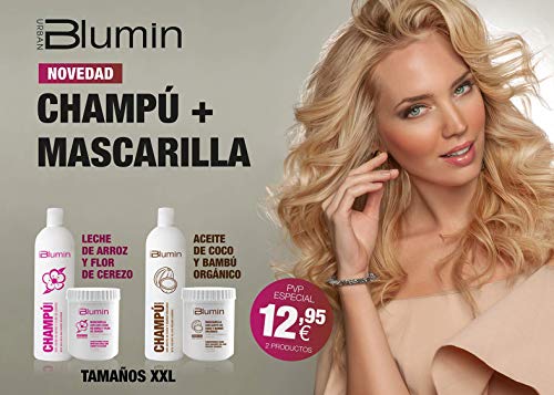 Blumin Champú (Aceite de Coco y Bambú Orgánico, 1000 ml)