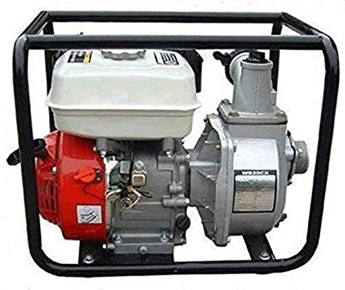 BOMBA DE AGUA CON MOTOR GASOLINA 163CC 50mm 4 TIEMPOS 30,000L/H