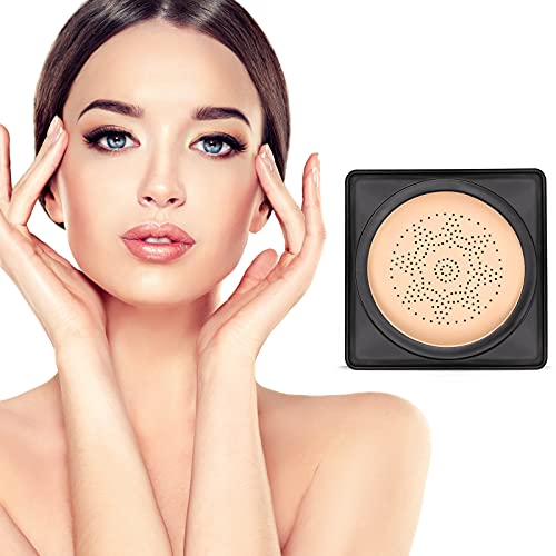 Boobeen - Cojín de aire de cabeza de hongo de base - Base de maquillaje CC Cream Corrector natural Maquillaje desnudo duradero - Pigmento iluminador BB Cream Foundation Uniforme de tono de piel