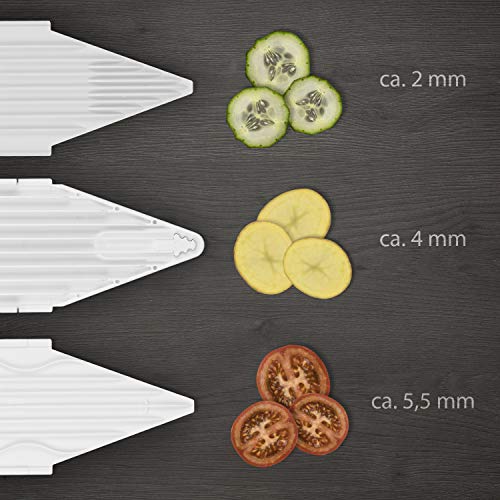 Börner V3 TrendLine Basic Set Naranja: mandolina para Cortar, Picar y rebanar Frutas y Verduras