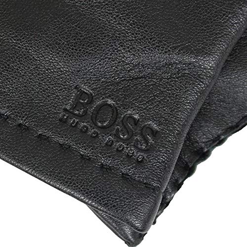 Boss Hugo Kranton - Guantes de piel con forro para hombre negro (001) 8