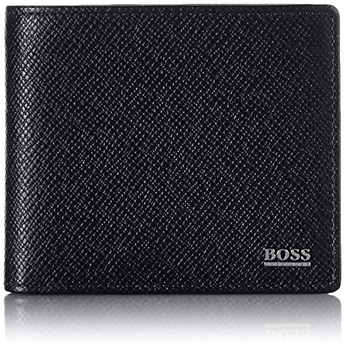 BOSS Signature_8 CC, Accesorio de Viaje-Billetera para Hombre, Negro1, One Size