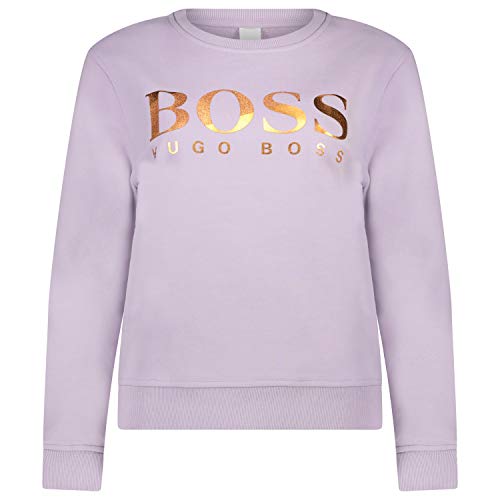 BOSS Tastitch Sudadera, Morado (Light/Pastel Purple 531), Large para Mujer