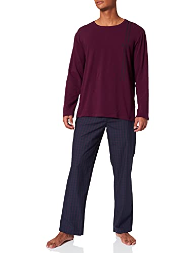 BOSS Urban Long Set Juego de Pijama, Dark Purple 502, S para Hombre