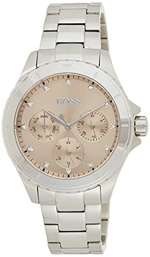 BOSS Watches Reloj Multiesfera para Mujer de Cuarzo con Correa en Acero Inoxidable 1502444