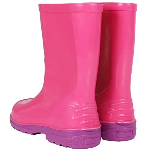 Botas de agua de color rosa con suela violeta Oli LEMIGO 30 EU