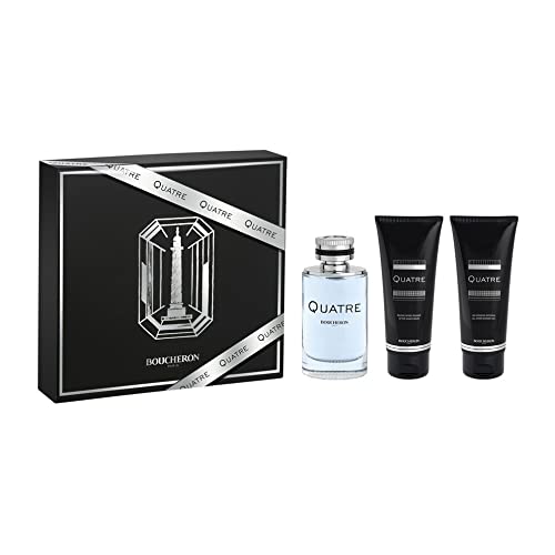 Boucheron Quatre Home EDT + After Shave + Shower Gel Men, 100+100+100ml