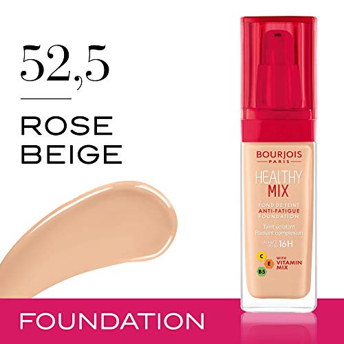 Bourjois Healthy Mix Foundation, Base de maquillaje, Tono 52,5 - 30ml