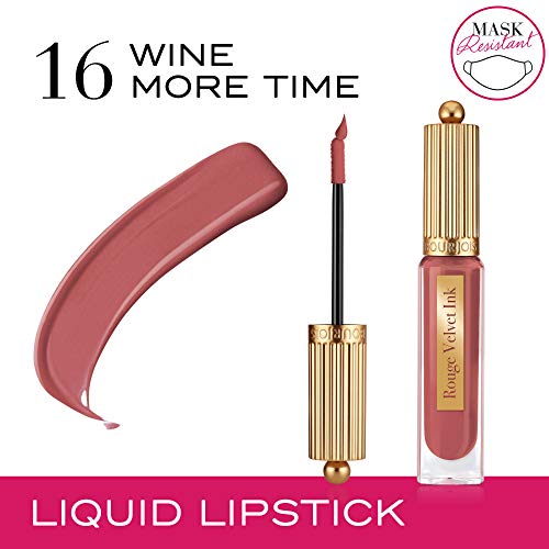 Bourjois Velvet Ink Lip, Labial líquido, Tono 016 - 3.5 ml