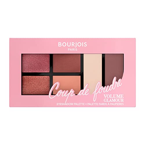 BOURJOIS Volume Glamour Kit Set de Maquillaje de Ojos, contiene máscara de pestañas Volume Glamour Pink Tono Black y paleta de sombras Volume Glamour Eyeshadow Palette Tono 03