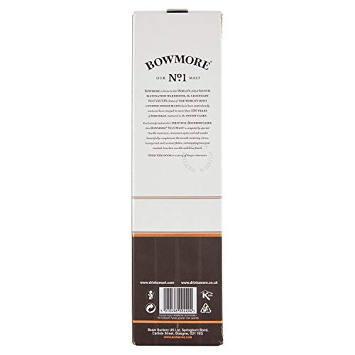 Bowmore No.1 Malt Whisky Escoces, 700ml