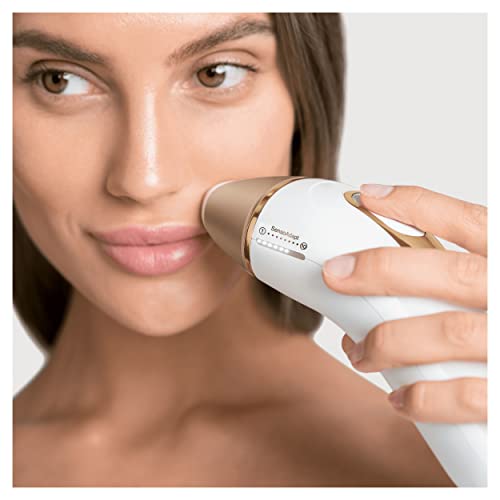 Braun Silk-expert Pro 5 Depiladora Mujer Luz Pulsada IPL con 3 Cabezales de Precisión y Maquinilla de Afeitar Venus, Alternativa a la Depilación Láser en Casa, Regalos Originales para Mujer, PL 5347