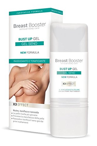 Breast Booster es un gel específico para el tratamiento reafirmante y tonificante del pecho 75 ml, paquete anónimo MN SRL