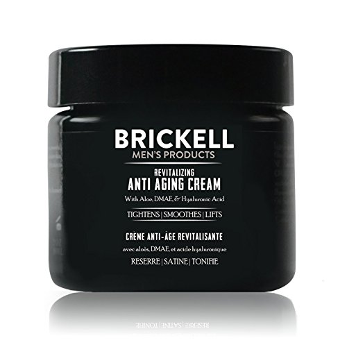 Brickell Men’s Products - Crema Antiedad para Hombre, Crema facial de noche antiarrugas natural y orgánica (Sin fragancia) – 59 ml