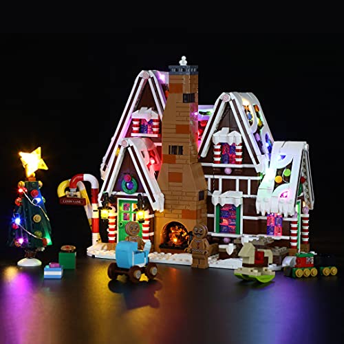 BRIKSMAX Kit de iluminación LED para Lego Creator Expert Casa de Pan de Jengibre - Compatible con Lego 10267 Building Blocks Model- No incluir el Conjunto de Lego…