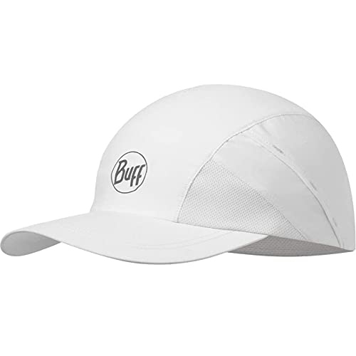 Buff Solid Gorra Pro Run, Adultos Unisex, White, L/XL