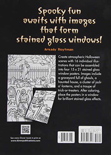 Build a Window Stained Glass Coloring Book Halloween (Build Window Stained Glass Coloring Book)