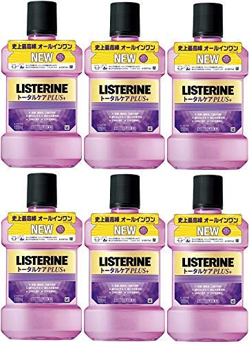 [Bulk Purchase] Quasi-drug Medicinal Listerine Mouthwash Total Care Plus 1000mL x 6