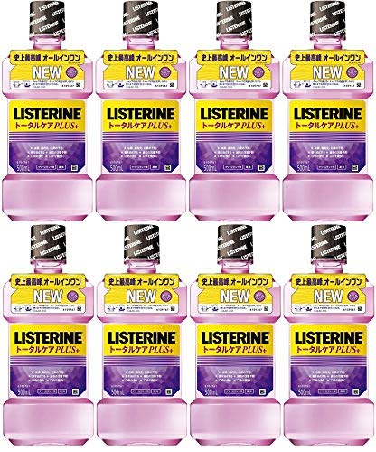 [Bulk Purchase] Quasi-drug Medicinal Listerine Mouthwash Total Care Plus 500mL x 8