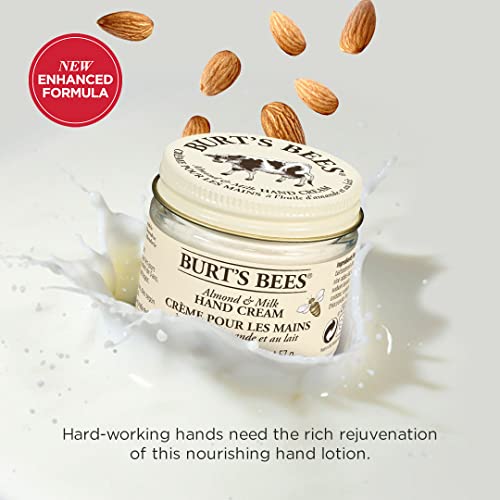 Burt's Bees Crema de manos con leche y almendras, 56.6 g