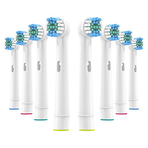 Cabezal de cepillo de dientes para Oral B, paquete de 8, cabezales de cepillo de dientes de repuesto Yanban, compatible con Oral-B, para Braun cepillo de dientes eletrico recargable