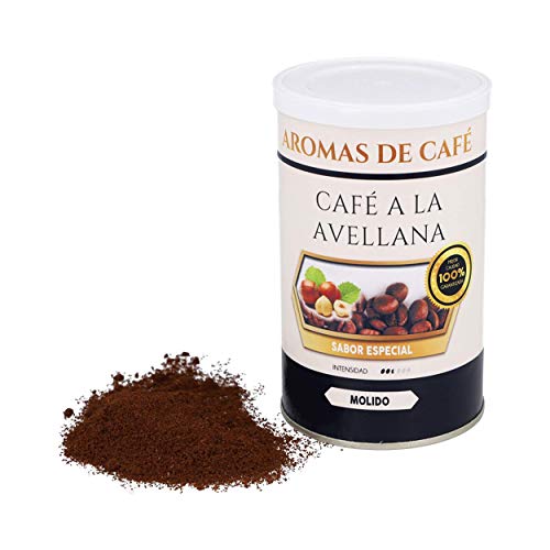 Café Avellana | Café Molido 100% Arábica | 100 gr | Intensidad Media | Procedente del Centro y Sur de América | Café Molido Natural Ligeramente Tostado