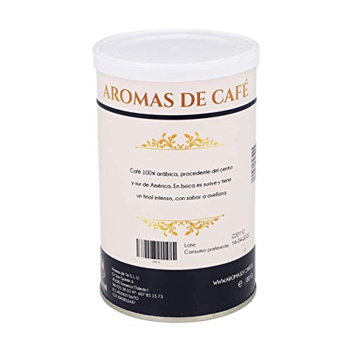 Café Avellana | Café Molido 100% Arábica | 100 gr | Intensidad Media | Procedente del Centro y Sur de América | Café Molido Natural Ligeramente Tostado