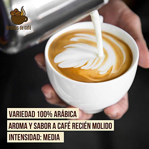 Café Avellana | Café Molido 100% Arábica | 100 gr | Intensidad Media | Procedente del Centro y Sur de América | Café Molido Natural Ligeramente Tostado