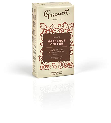 Cafés Granell - Aromas - Café Avellana | Cafe Molido 100% Café Arabica Café Equilibrado, Suave y con Sabor Intenso - 250 g