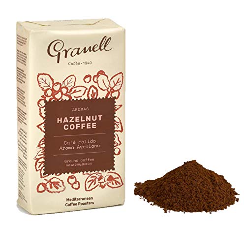 Cafés Granell - Aromas - Café Avellana | Cafe Molido 100% Café Arabica Café Equilibrado, Suave y con Sabor Intenso - 250 g