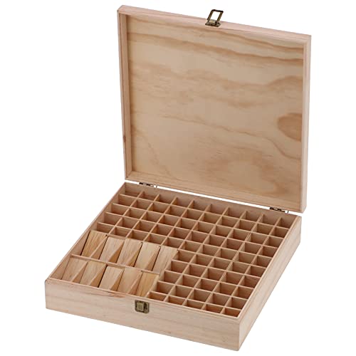 Caja De Aceite Esencial, Caja De Madera De Aceites Esenciales Envases De Aceite Esencial Almacenamiento para Tienda De Maquillaje para Salón De Belleza