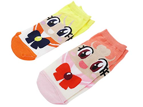 Calcetines para Deporte para los aficcionados de Sailor Moon, 6 Pares