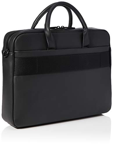 Calvin Klein Bag, Bolsa para Laptop W/Pckt para Hombre, Black, 28 Inches, Extra-Large