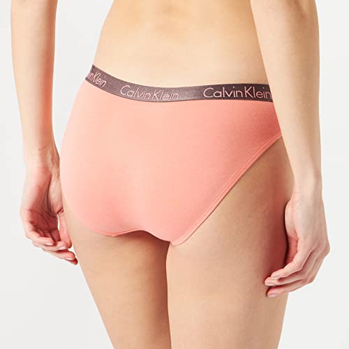 Calvin Klein Bikini Estilo Ropa Interior, Washed Scarlet, L para Mujer