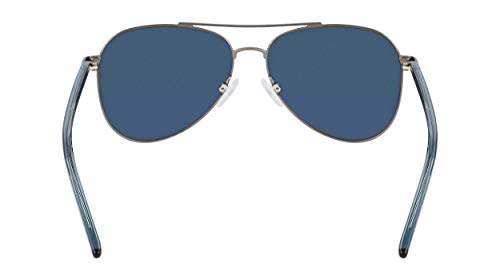 Calvin Klein CK21306S, Gafas de Sol para Unisex - Adulto, Plateado (Satin Gunmetal), Talla Única