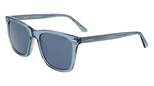 Calvin Klein CK21507S Gafas de Sol, Crystal Teal, Talla única para Hombre