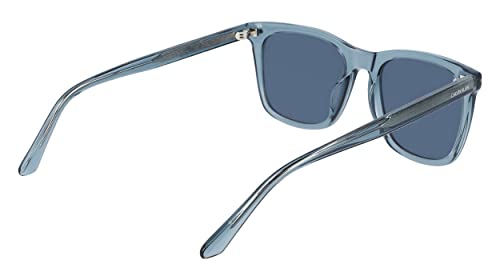 Calvin Klein CK21507S Gafas de Sol, Crystal Teal, Talla única para Hombre