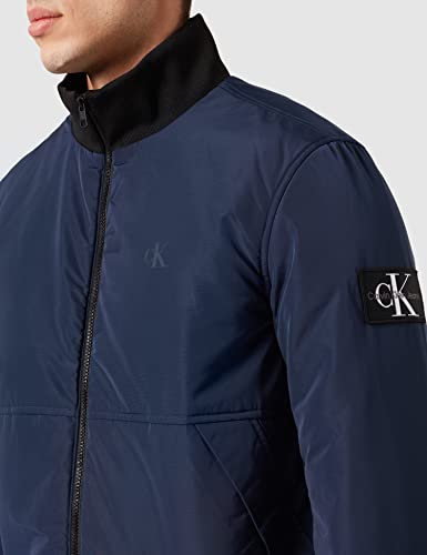 Calvin Klein Jeans Acolchado Ligero Harrington Chaqueta, Black Iris, M para Hombre