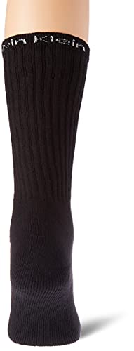 Calvin Klein Men's Crew Socks Multipack 6 Pack Calcetines Redondos, Negro, Talla única para Hombre